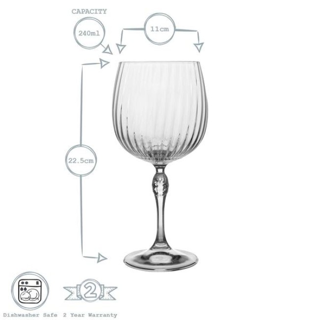 Стъклена чаша за коктейл "GIN TONIC" 745мл AMERICA \'20s-(1.22128) - Bormioli Rocco