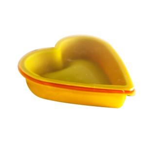 Силиконова формичка за мъфини сърце 3бр. CN-(HY1011 / 6111) (M) - Horecano