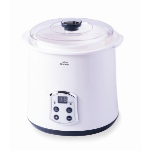 Електрически уред за приготвяне на йогурт / кисело мляко, 20W, 220-240V, 50/60Hz, ф20x23см, 2л, 1,17кг, MAXI - Lacor