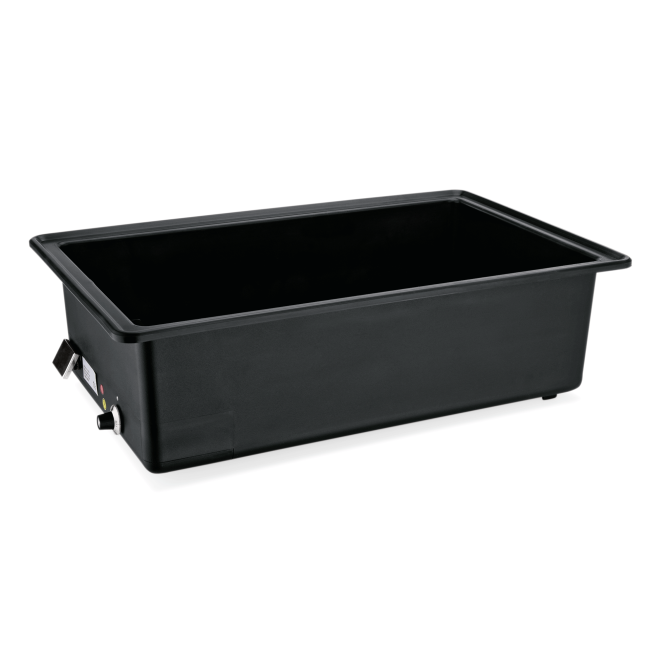 Електрическа полипропиленова водна баня за Бен Мари, GN1/1, 56x36x16см, 1850W/50Hz, 230V, правоъгълна - WAS