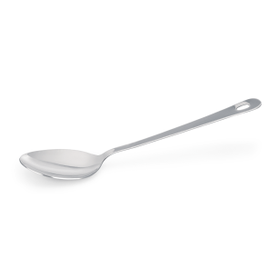 Иноксова лъжица за сервиране, 36см (основа - 9,5x6,5см), Kitchen Tool 2180 - WAS