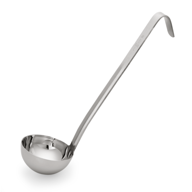 Иноксов черпак, 200мл, ф9см (дръжка - 25см), Kitchen Tool 2085 - WAS