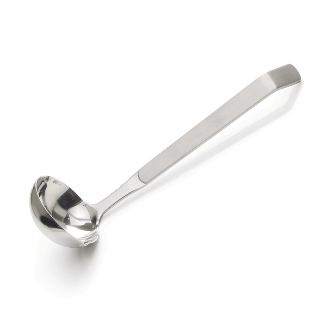 Иноксов черпап за сос с два улея, ф6,5см, 21,5см, Kitchen Tool 2160 - WAS