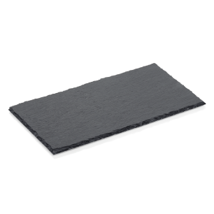Каменно плато с неплъзгащи се крачета, правоъгълно, GN1/4, h5см, Natural Slate 33 - WAS