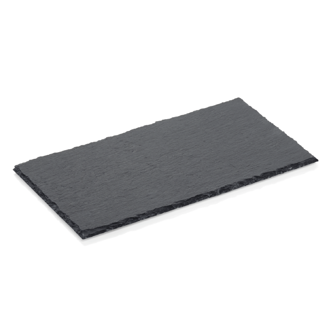 Каменно плато с неплъзгащи се крачета, правоъгълно, GN1/4, h5см, Natural Slate 33 - WAS