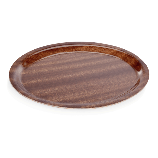 Дървена табла с меламиново покритие, овална, 29x21см, Tray 90 - WAS