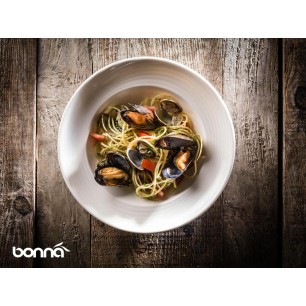 Порцеланова чиния дълбока ф27см 400мл BONNA-LOOP-(LOP GRM 27CK)(ß)