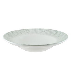 Порцеланова чиния GOURMET дълбока ф24см 400мл IRIS-(IRS GRM 24CK) - Bonna