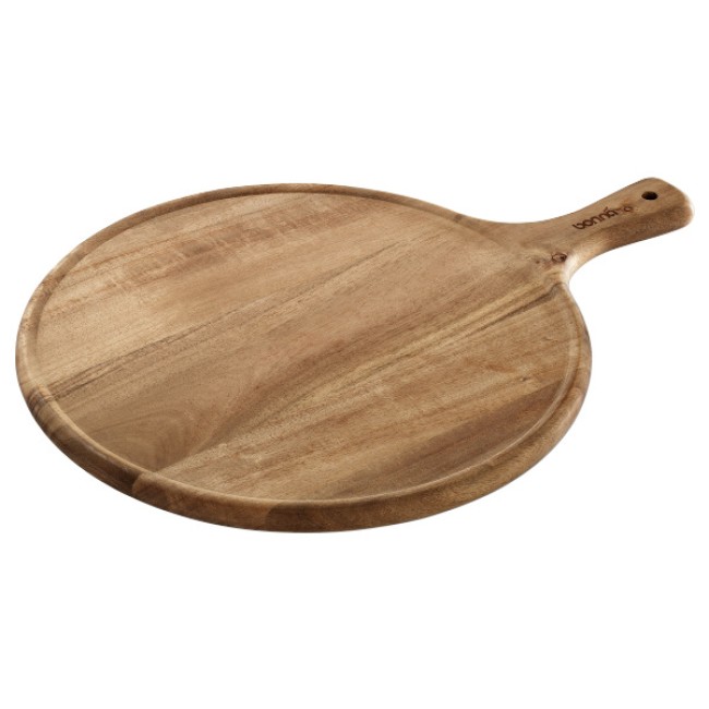 Дървена дъска за сервиране на пица 33x1,7см BONNA-ACACIA-(AKS 01PZ)