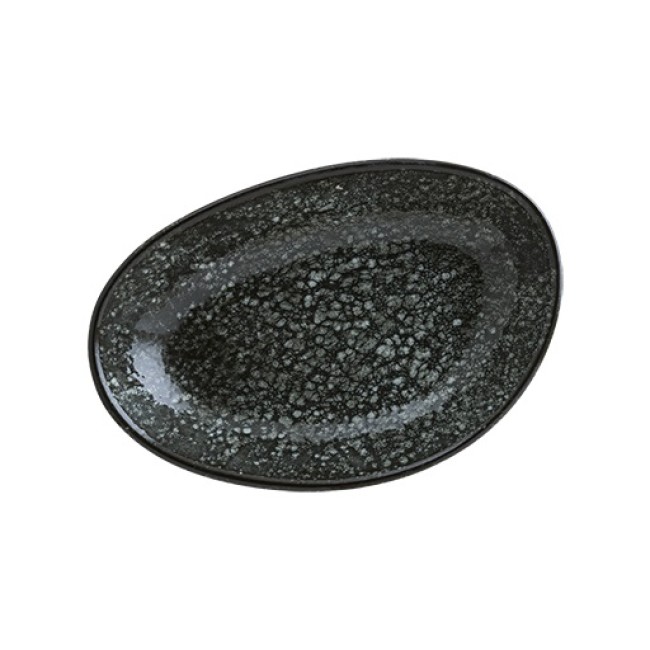 Порцеланова чиния овална 15x8,5см BONNA-COSMOS BLACK-(COSBL VAO 15OKY)