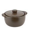 Керамичен гювеч 5л ф25xh13см кафяв HOME-(HC-08270) - Horecano
