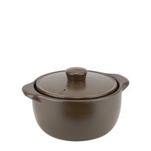 Керамичен гювеч 3л ф22xh11см кафяв HOME-(HC-08271) - Horecano
