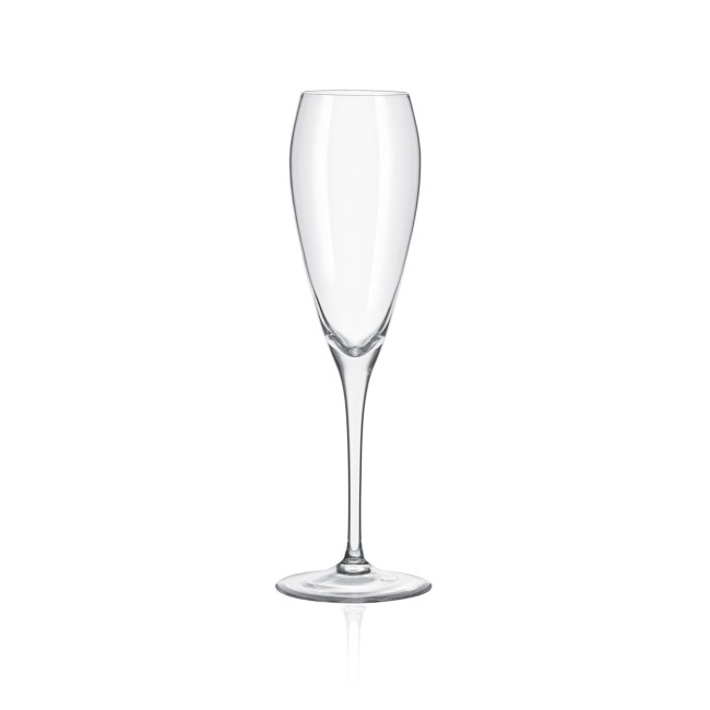 Стъклена чаша за вино / шампанско CHAMPAGNE 220мл BRAVISSIMO-(4GA35/220) - Crystalex