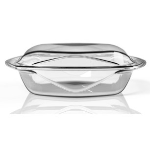 Тенджера от огнеупорно стъкло правоъгълна 32x26xh10см VIDIVI-Chef n Table (68728M - C 1 M 4)