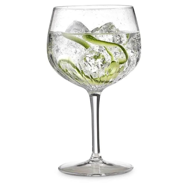Стъклена чаша на столче за коктейли Spanish Gin&Tonic 800мл MIXOLOGY-(A12464BYI02AA01) - Luigi Bormioli