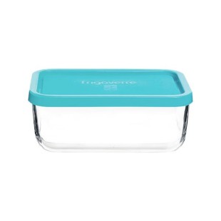 Стъклена правоъгълна кутия с капак 21x13xh8см 1,4л FRIGOVERRE-(3.35160) - Bormioli Rocco