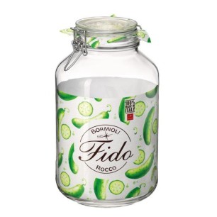 Стъклен буркан 4л с клипс FIDO-(1.49260) - Bormioli Rocco