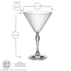 Стъклена чаша за коктейл "MARTINI" 250мл AMERICA \'20s-(1.22142) - Bormioli Rocco