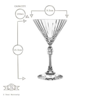 Стъклена чаша за коктейл "MARTINI SMALL" 155мл AMERICA '20s-(1.22144) - Bormioli Rocco