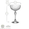 Стъклена чаша за коктейли " COCKTAIL COUPE" 230мл AMERICA \'20s-(1.22137) - Bormioli Rocco