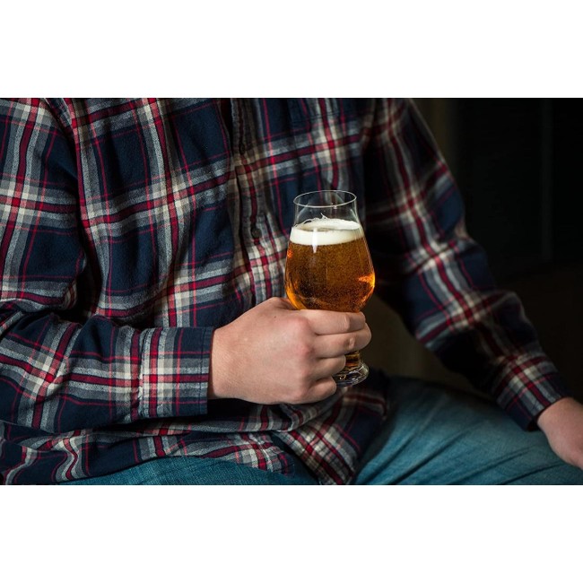 Стъклена чаша за бира "WHITE IPA" 540мл BIRRATEQUE-(11825/01) (PM 985) - Luigi Bormiol
