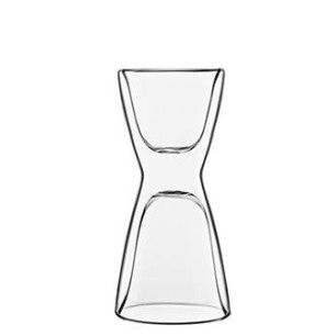 Стъклена двустенна чаша ESPRESSO&WATER "UNICO" 65мл/100мл h8см DRINK&DESIGN-(12811/01) (RM 510) - Luigi Bormioli