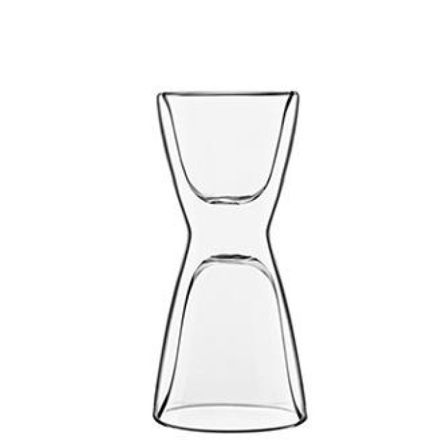 Стъклена двустенна чаша ESPRESSO&WATER "UNICO" 65мл/100мл h8см DRINK&DESIGN-(12811/01) (RM 510) - Luigi Bormioli