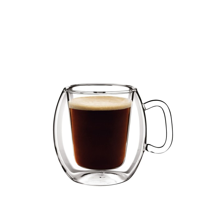 Стъклена двустенна чаша MUG 300мл DRINK&DESIGN-(10973/01) (RM 402) - Luigi Bormioli