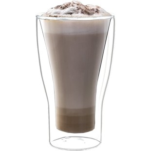Стъклена двустенна чаша 340мл DRINK&DESIGN-(10355/01) (RM 376) - Luigi Bormioli