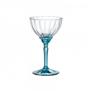 Стъклена чаша за "MARTINI", 240мл, FLORIAN BLUE-(1.99420) - Bormioli Rocco