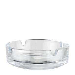 Стъклен пепелник ф10,5xh3,5см BASICS GLASS-(HC-11358) - Horecano