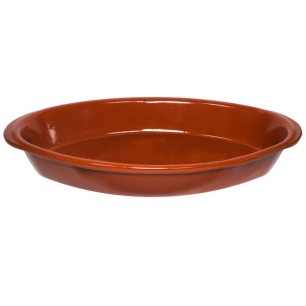 Керамична тава овална с дръжки 32x18см CT8 COK-CERAMICA (36-0232)