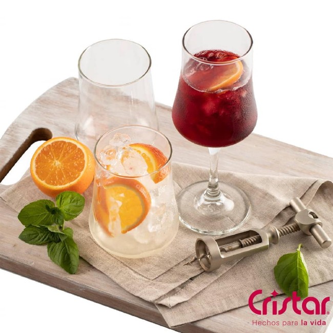 Стъклена чаша за безалкохолни напитки / коктейли HighBall 458мл ф7,3xh11,5см BOLONIA-(0794AL24) - Cristar