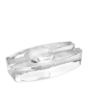 Стъклен пепелник за пури 17x9xh4см (WA.INL.020.000) - Horecano