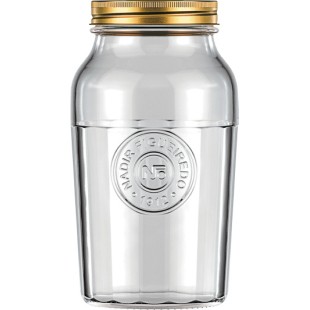 Стъклен буркан 1,5л ф11,8xh21см AMERICANO VINTAGE-(9710) - Nadir