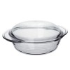 Ростер от огнеупорно стъкло с капак овален 1,5л 26x20,3xh10,5см FORNO-(6456) - Marinex