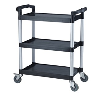Количка мултифункционална 3 нива черна малка 84.5x43x95cм. (до 75кг) (M) 032C GX - Horecano