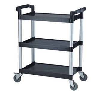 Количка мултифункционална 3 нива черна малка 84.5x43x95cм. (до 75кг) (M) 032C GX - Horecano