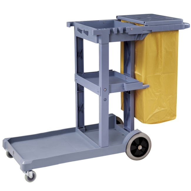 Количка за почистване сива (125x51x95cм.) (до 75кг) 033GW GX - Horecano