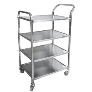 Метална количка на 4 нива 55x31x84.5cм  GX-(081) - Horecano