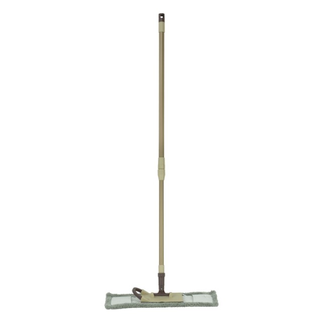 Микрофибърна подочистачка с телескопична дръжка 128x42см BABADO-CREAM-(KD-13-F04M-C)