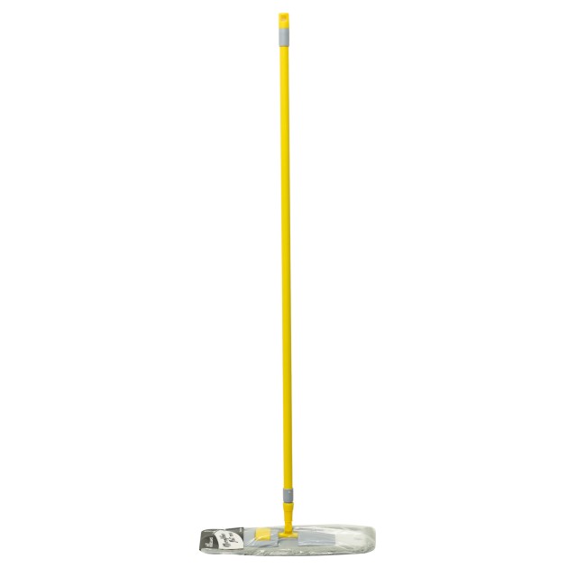 Микрофибърна подочистачка с дръжка 120см BABADO-YELLOW-(KD-8117M)