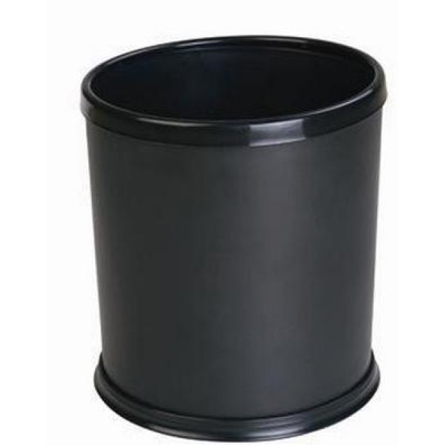 Кош хотелиерски с подвижен ринг за торбичка черен 24x24x26cм. 024E GX - Horecano