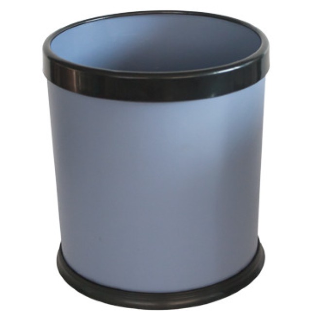 Кош хотелиерски с подвижен ринг за торбичка сив 24x24x26cм. 024E GX - Horecano