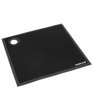 Памучен хангал за бутилка 40x40см черен (HC-15196) (0453AC) - Horecano