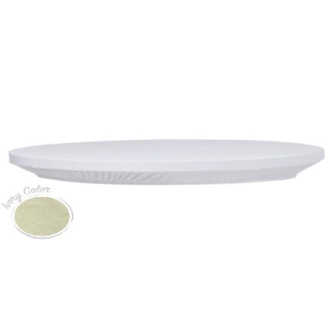 Текстилен капак за маса ф180см IVORY (HC-16224) - Horecano
