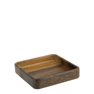 Дървена табла за презентация квадратна 20x20xh4,6см ACACIA (3041325) - Horecano