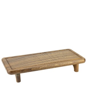 Дървена дъска за презентация правоъгълна 41x20xh6,7см ACACIA (3041324) - Horecano