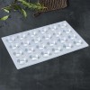 Алуминиева форма за мъфини 53x36xh3см 24бр. (HY503) - Horecano