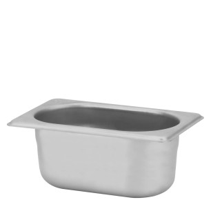 Иноксов гастронорм 1/9 GN  h65мм 176х108мм 14/1 GF-(GF-19065) - Horecano